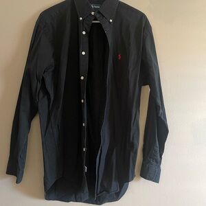 Ralph Lauren Black Casual Button Down Shirt